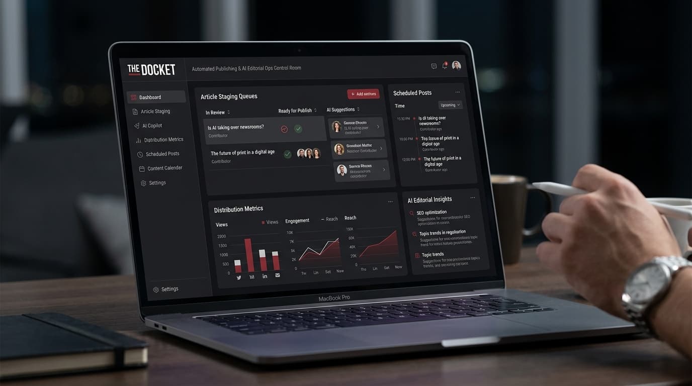 The Docket interface